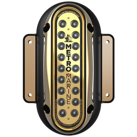 Metro Marine High-Output Vertical Surface Mount Light w/Intelligent Monochromatic LEDs - Blue, 90 Beam [F-SME1-V-B3-90]