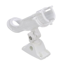 Load image into Gallery viewer, Attwood Heavy-Duty Adjustable Rod Holder w/Combo Mount - White [5009W4]

