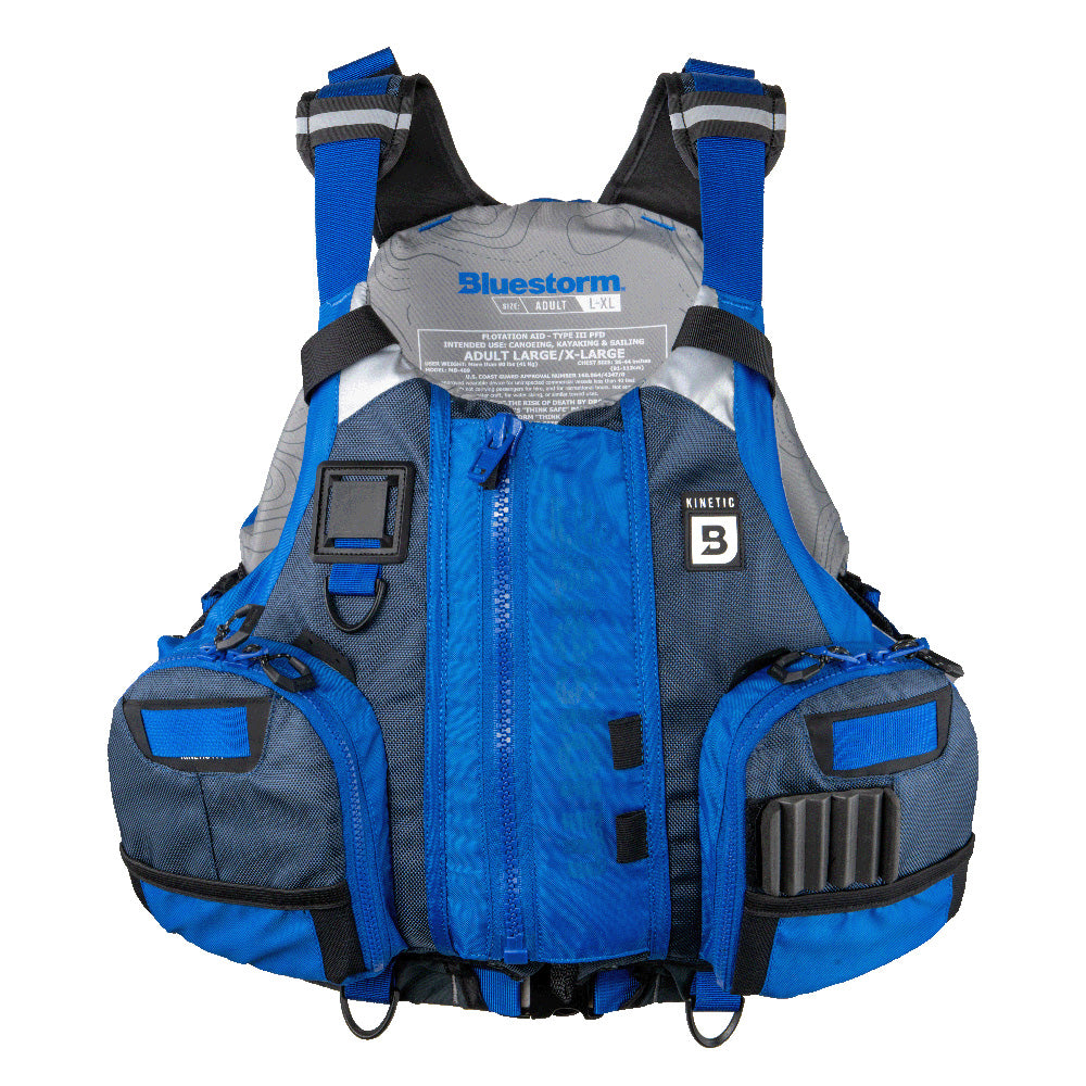 Bluestorm Kinetic Kayak Fishing Vest - Deep Blue - 2XL/3XL [BS-409-BLU-XXL]