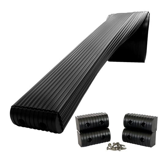 Caliber BunkWrap Kit - Black 16' x 2" x 4" Roll + 4 Caps + HRDW Roll + 4 Endcaps  Stainless Steel Hardware [23050-BK]