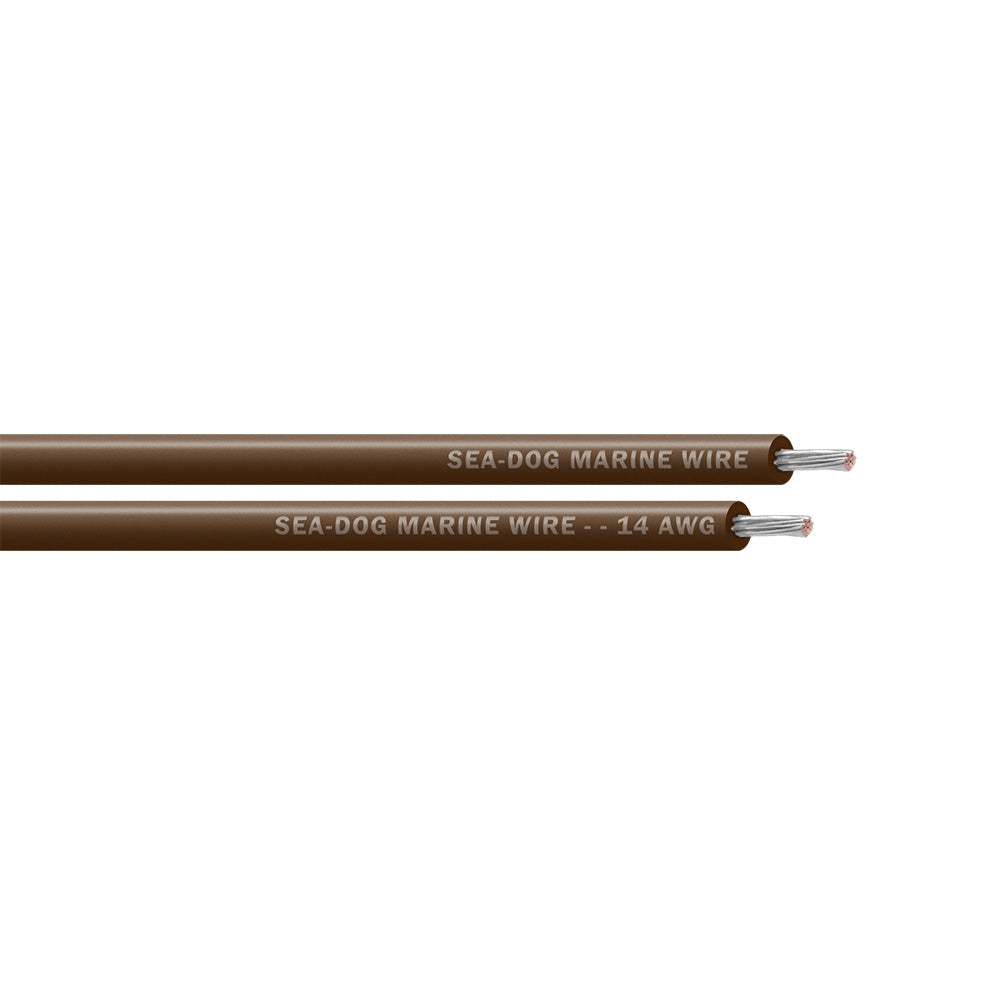 Sea-Dog 14 AWG Brown Primary Wire - 100' [8014072]