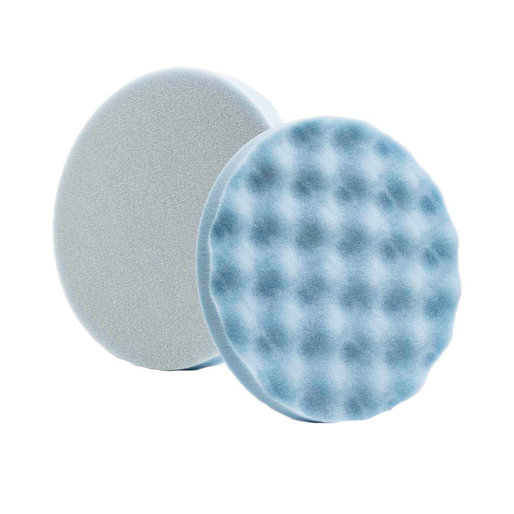 Lake Country Blue Waffle Pro Finessing Foam Pad 8" x 1 1/2" (2PK) [WP-92800-LC]