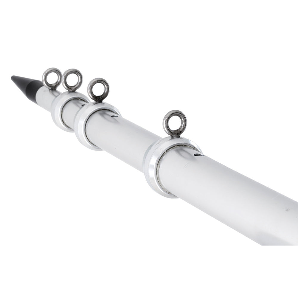 Tigress XD Telescoping Aluminum Outrigger Poles - 18 - 1-1/2" OD - Silver [88925]