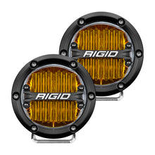 Load image into Gallery viewer, RIGID Industries 360-Series 4&quot; SAE Fog Light - Yellow Light - Black Housing [36111]
