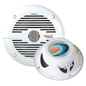 Boss Audio MR50W 5.25" Round Marine Speakers - (Pair) White [MR50W]