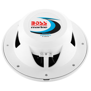 Boss Audio MR60W 6.5" Round Marine Speakers - (Pair) White [MR60W]