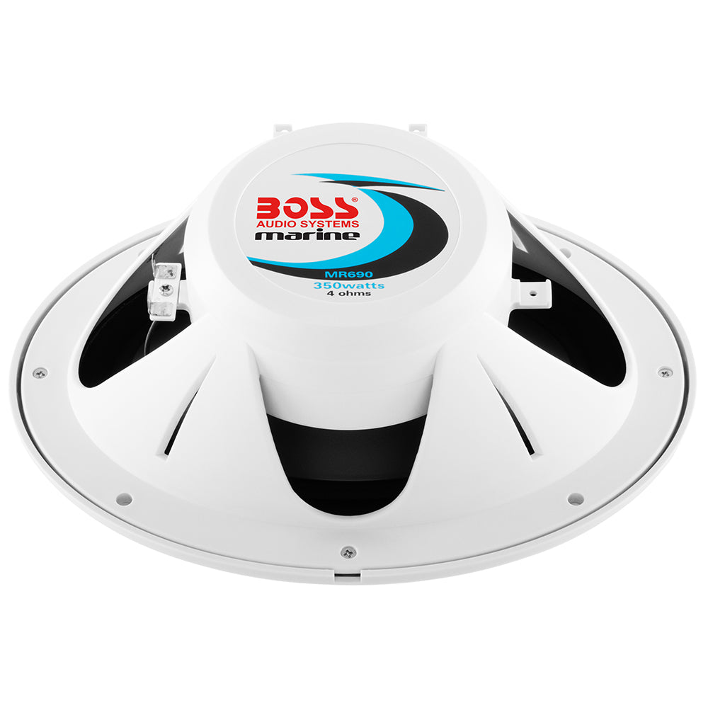 Boss Audio MR690 6" x 9" Oval Marine Speakers - (Pair) White [MR690]