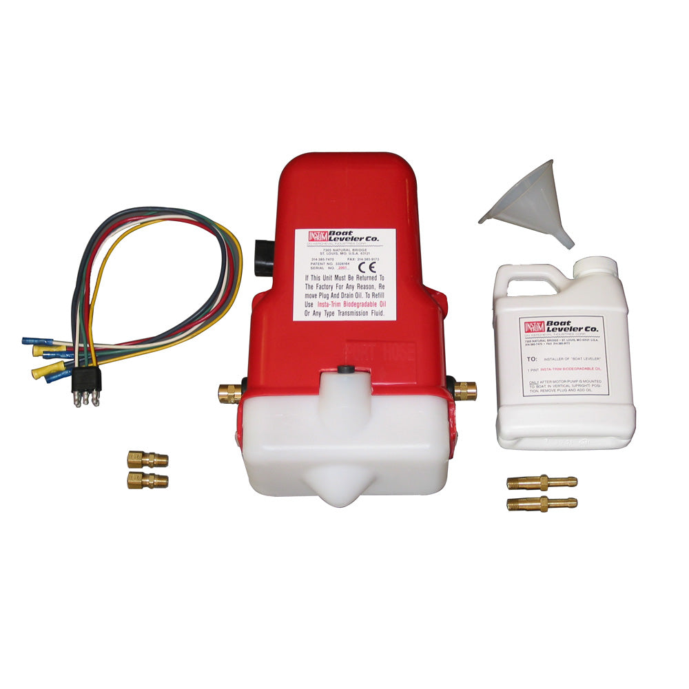 Boat Leveler 12vdc Universal Trim Tab Pump with Oil and Hose Fittings [12700UNIV]