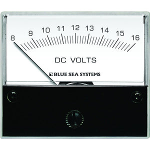 Blue Sea 8003 DC Analog Voltmeter - 2-3/4" Face, 8-16 Volts DC [8003]