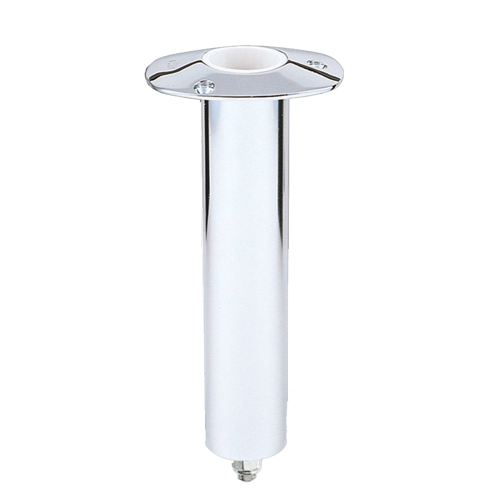 Lee's 0 Degree Stainless Steel Swivel Base Flush Mount Rod Holder - Medium - 2" OD X 6.5" Tube f/ Small Bent Butts [RH5167V]