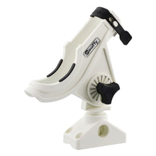 Load image into Gallery viewer, Scotty 280 Bait Caster/Spinning Rod Holder w/241 Deck/Side Mount - White [280-WH]
