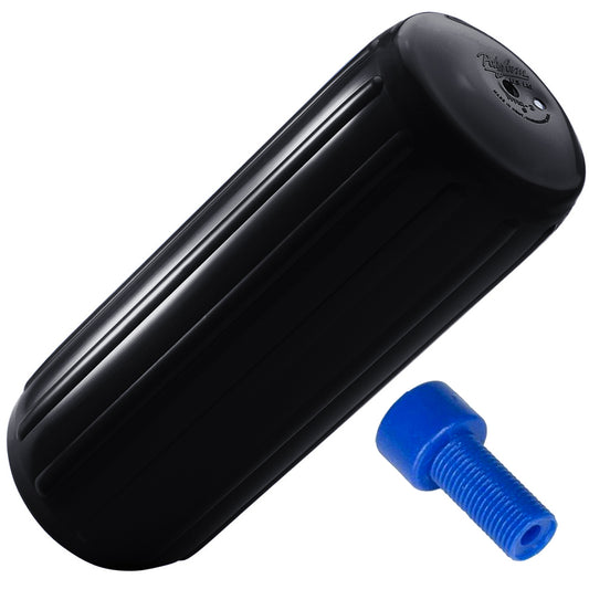Polyform HTM-1 Hole Through Middle Fender 6.3" x 15.5" - Black w/Air Adapter [HTM-1-BLACK]