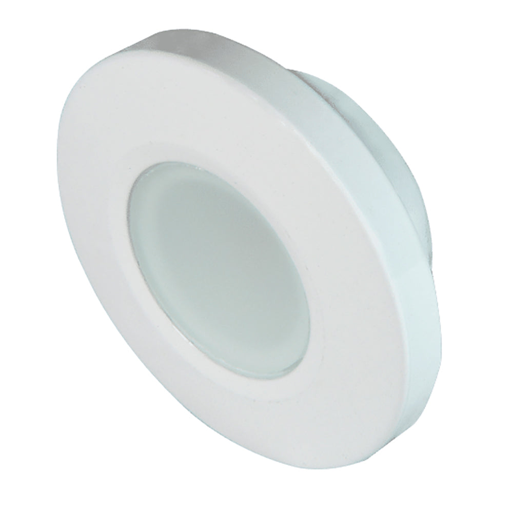 Lumitec Orbit - Flush Mount Down Light - White Finish - 2-Color Blue/White Dimming [112521]