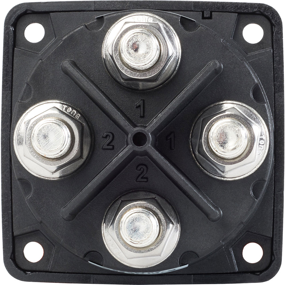 Blue Sea 6011200 m-Series Battery Switch Dual Circuit Plus - Black [6011200]