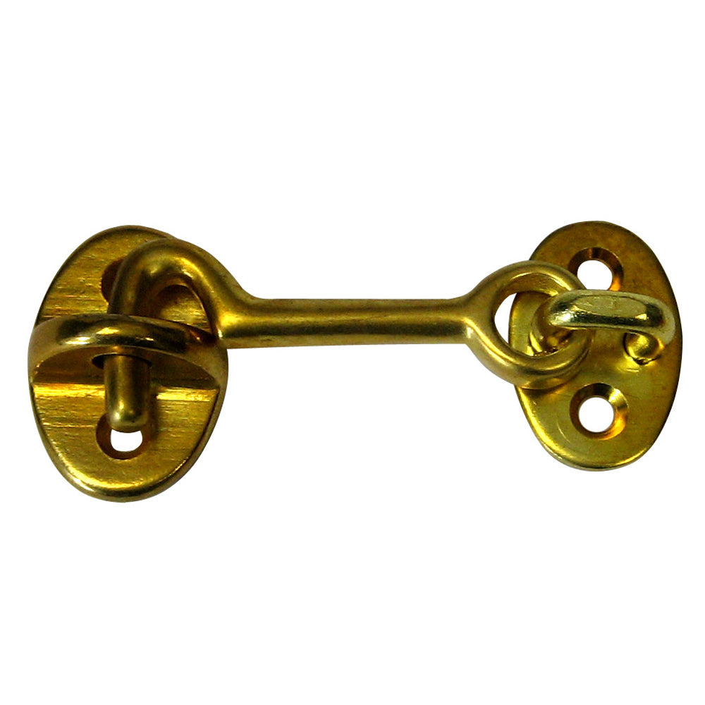 Whitecap Cabin Door Hook - Polished Brass - 2
