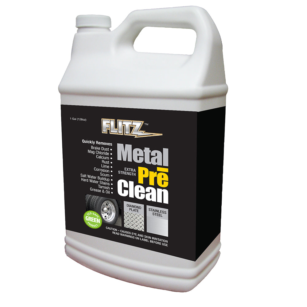 Flitz Metal Pre-Clean - All Metals Including Stainless Steel - Gallon Refill [AL 01710]