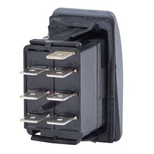 Load image into Gallery viewer, Blue Sea 7936 Contura II Switch DPDT Black - ON-OFF-ON [7936]
