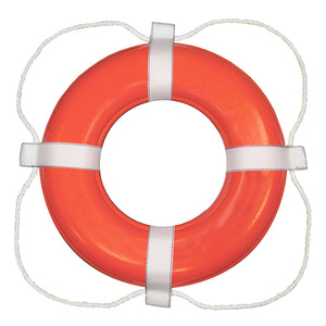 Taylor Made Foam Ring Buoy - 24" - Orange w/White Rope [364]