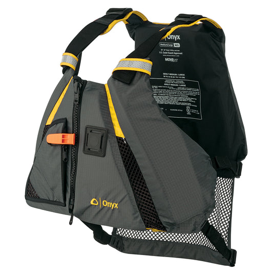 Onyx MoveVent Dynamic Paddle Sports Vest - Yellow/Grey - XS/Small [122200-300-020-18]