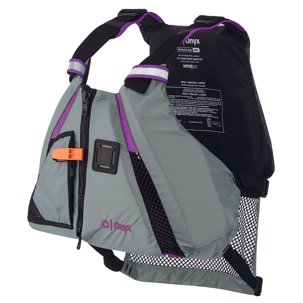 Onyx MoveVent Dynamic Paddle Sports Vest - Purple/Grey - XS/Small [122200-600-020-18]