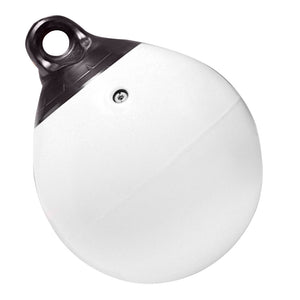 Taylor Made 21" Tuff End Inflatable Vinyl Buoy - White [1152]