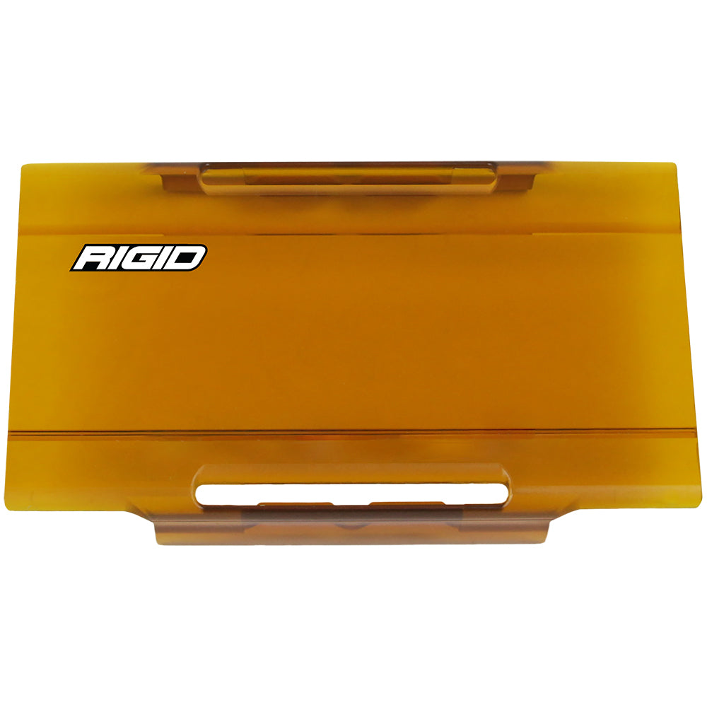 RIGID Industries E-Series Lens Cover 6" - Amber [106933]