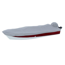 Load image into Gallery viewer, Carver Performance Poly-Guard Styled-to-Fit Boat Cover f/15.5 V-Hull Side Console Fishing Boats - Grey [72215P-10]
