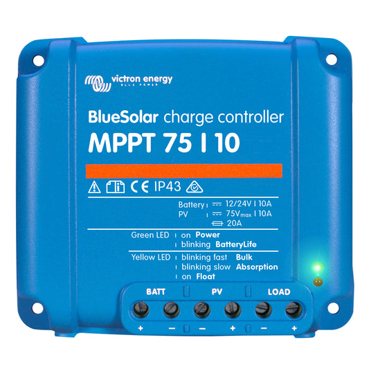 Victron BlueSolar MPPT Charge Controller - 75V - 10AMP [SCC010010050R]