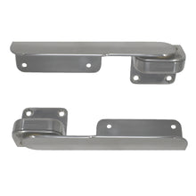 Load image into Gallery viewer, TACO Command Ratchet Hinges 9-3/8&quot; Polished 316 Stainless Steel - Pair [H25-0016]
