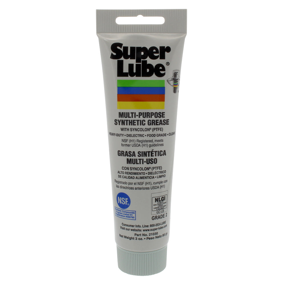 Super Lube Multi-Purpose Synthetic Grease w/Syncolon (PTFE) - 3oz Tube [21030]