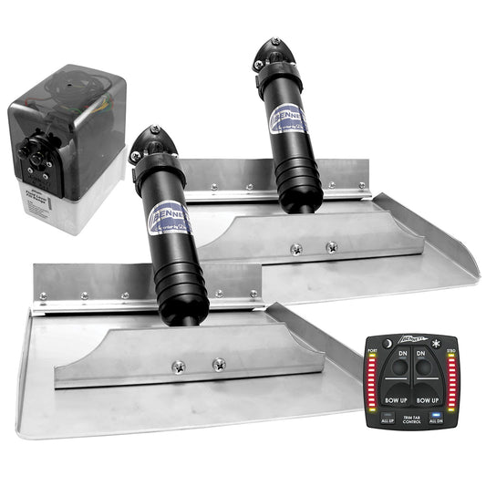 Bennett Marine 12x12 Hydraulic Trim Tab System w/One Box Indication [1212OBI]