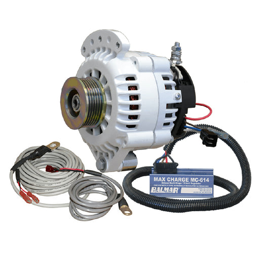 Balmar 621 Series 120A Kit w/MC-614 Regulator, T-Sensor, K6 Pulley, Single Foot  Mounting Hardware [621-VUP-MC-120-K6]