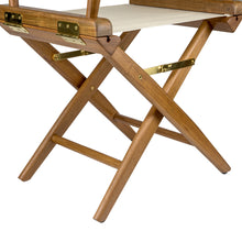Load image into Gallery viewer, Whitecap Directors Chair w/Natural Seat Covers - Teak [60044]
