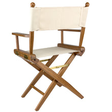 Load image into Gallery viewer, Whitecap Directors Chair w/Natural Seat Covers - Teak [60044]
