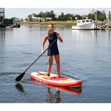 Load image into Gallery viewer, Aqua Leisure 10 Inflatable Stand-Up Paddleboard Drop Stitch w/Oversized Backpack f/Board  Accessories [APR20925]
