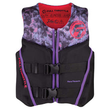 Load image into Gallery viewer, Full Throttle Youth Rapid-Dry Flex-Back Life Jacket - Pink/Black [142500-105-002-22]
