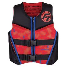 Load image into Gallery viewer, Full Throttle Youth Rapid-Dry Flex-Back Life Jacket - Red/Black [142500-100-002-22]
