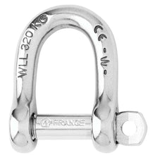 Load image into Gallery viewer, Wichard Self-Locking D Shackle - Diameter 5mm - 3/16&quot; [01202]
