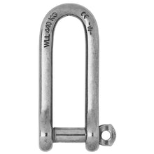 Load image into Gallery viewer, Wichard Captive Pin Long D Shackle - Diameter 4mm - 5/32&quot; [01411]
