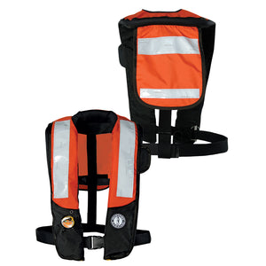 Mustang HIT Inflatable PDF w/SOLAS Reflective Tape - Orange - Black [MD3183T2-33-0-101]
