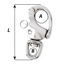 Load image into Gallery viewer, Wichard 2-3/4&quot; Snap Shackle w/Swivel  Clevis Pin - 70mm [02474]
