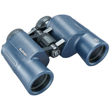 Load image into Gallery viewer, Bushnell 8x42mm H2O Binocular - Dark Blue Porro WP/FP Twist Up Eyecups [134218R]

