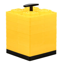 Load image into Gallery viewer, Camco FasTen Leveling Blocks w/T-Handle - 2x2 - Yellow *10-Pack [44512]
