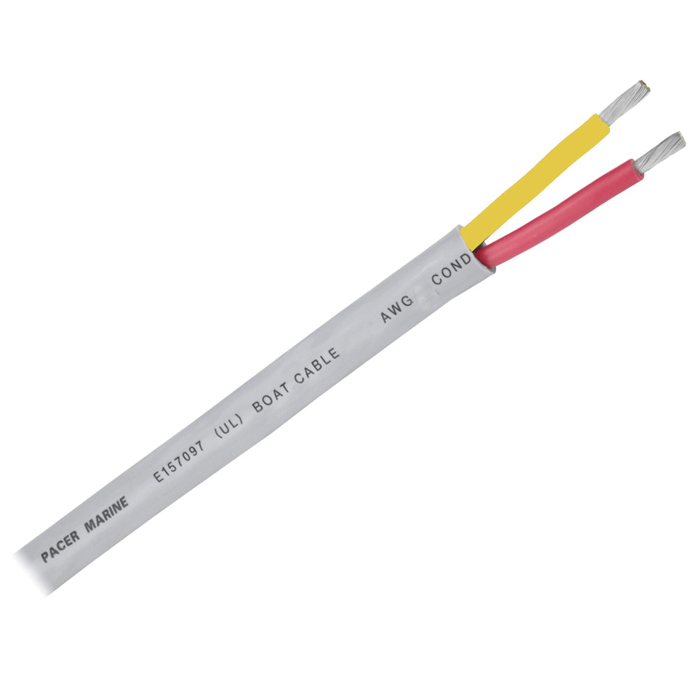 Pacer 12/2 AWG Round Safety Duplex Cable - Red/Yellow - 250 [WR12/2RYW-250]