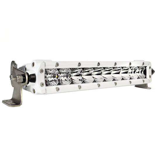 Black Oak Marine Single Row Combo 10" Light Bar - White [10CM-S5OS]