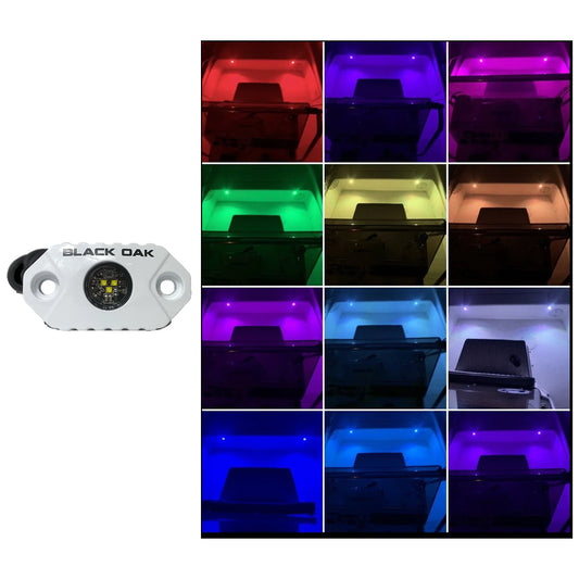 Black Oak Marine RGB Accent Light - White [MAL-RGB]