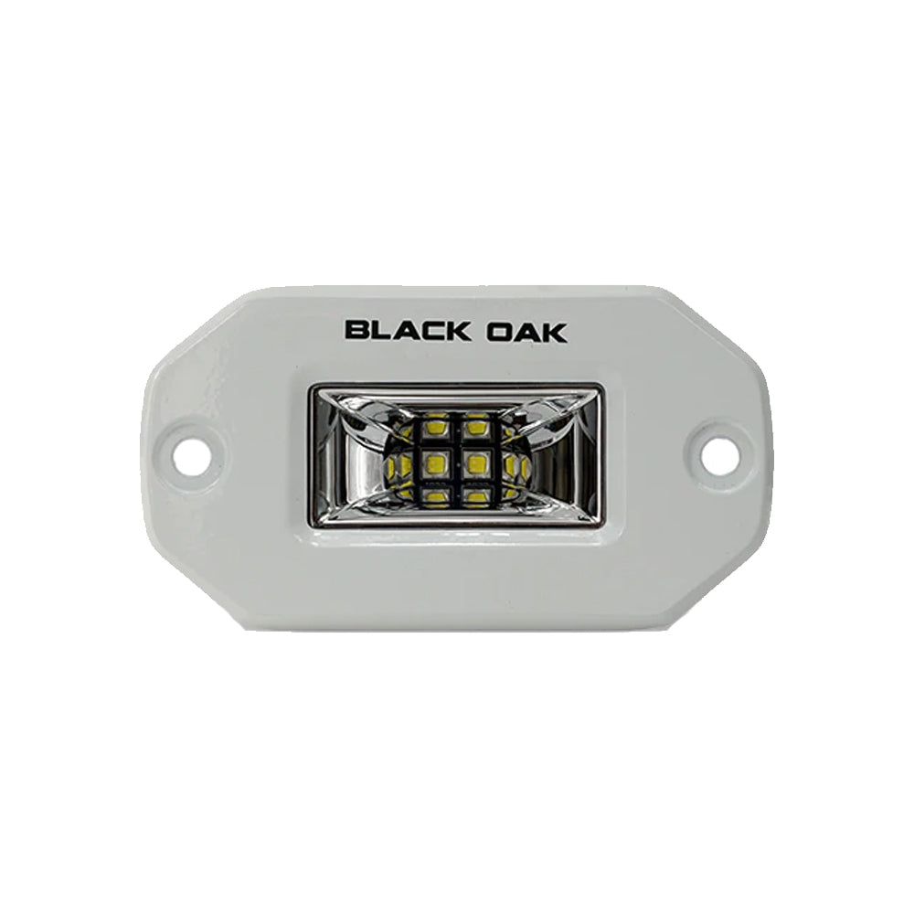 lack Oak Pro Series 2" Flush Mounted Scene Light - White [2FSL-SRPOD10CR]