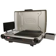 Load image into Gallery viewer, Coleman Deluxe Tabletop Propane 2-in-1 Grill/Stove - 2 Burner [2000038016]
