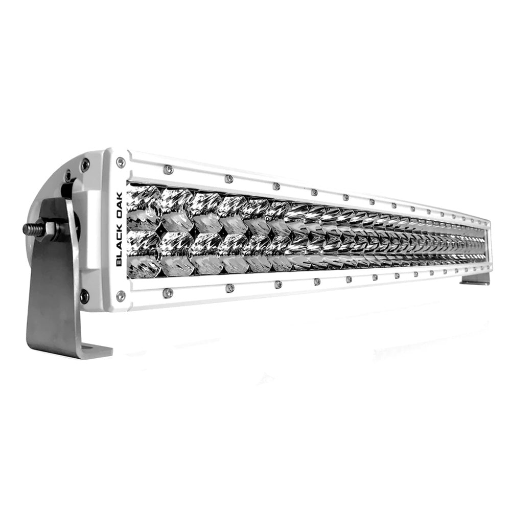 Black Oak 30" LED Curved Double Row Spot - White [30SCM-D5OS]