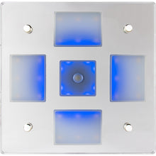 Load image into Gallery viewer, Sea-Dog Square LED Mirror Light w/On/Off Dimmer - White  Blue [401840-3]
